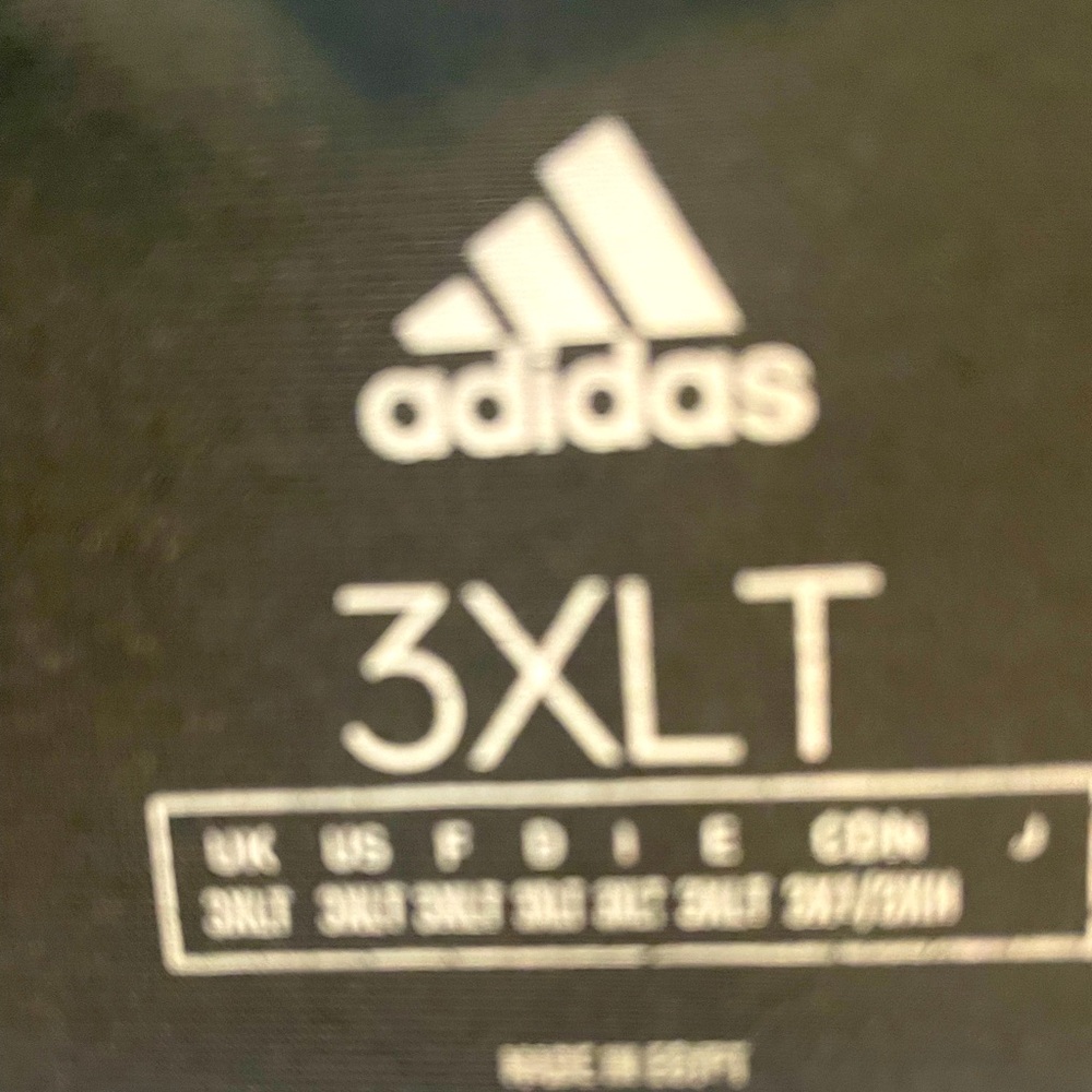 Men’s Big and Tall Adidas 3XLT Polyester Golf Shirt